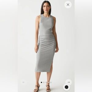 NWT Michael Stars Wren Ribbed Midi Dress sz M